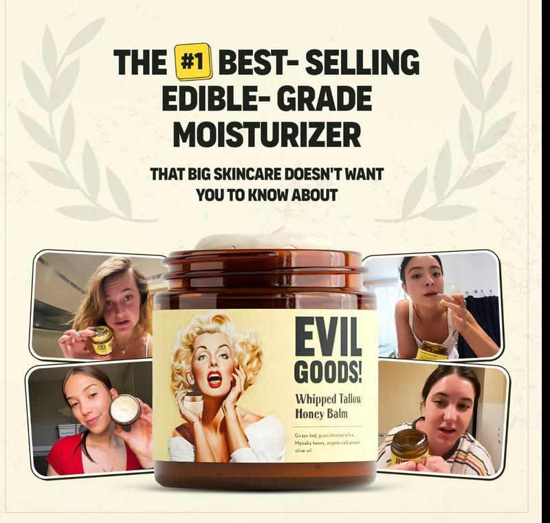 🌿“24H Hydration. 93% Less Acne.” One Jar. Face. Body. Lips. Family-Friendly.